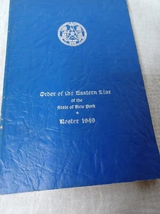 Stella Orientale Gran Capitolo Stato di New York 1949 ROSTER - Foto 1 di 5