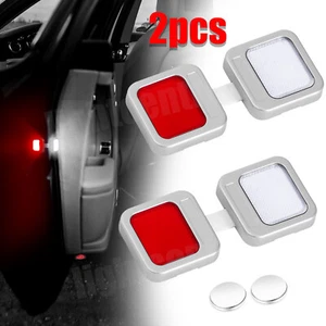 Tira de luz LED de advertencia abierta para puerta de coche 2 piezas señal intermitente seguridad anticolisión - Imagen 1 de 10