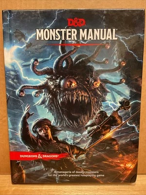 Manual D&D Dungeons & Dragons Monster - 2014 primera impresión - 9780786965618 - tapa dura Foto 1 de 2