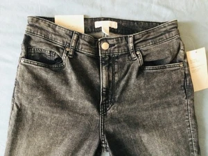 H&M Grey Super Stretch Skinny Denim Jeans - Size 10 - Picture 1 of 5