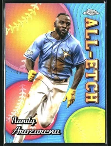 2024 Topps Chrome Randy Arozarena #CAE-21 Chrome All Etch Tampa Bay Rays - Picture 1 of 2