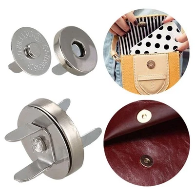 20pcs Magnetic Purse Snap Clasps Button/Great For Closure Handbagl9f3 Purse P9W9 - Image 1 of 4
