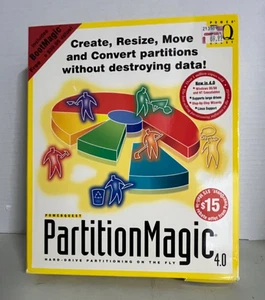 PartitionMagic 4.0 By PowerQuest Utility Software Hard Disk Partitioning - Picture 1 of 4