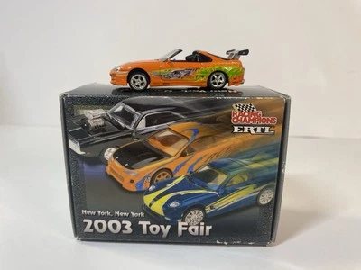 2003 Toy Fair Toyota Supra The Fast And The Furious Racing Champions Ertl - Image 1 of 4
