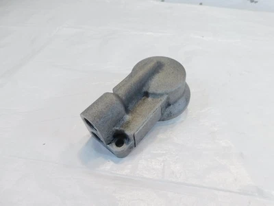 Harley Davidson EVO Electra Glide Dyna FXR Silver Engine Motor Oil Filter Mount - Image 1 of 4