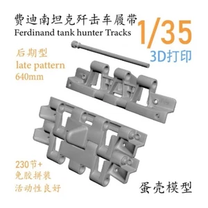 3d Printed 1/35 German Printed Workable Tracks for Ferdinand Tank Destroyer - Picture 1 of 2