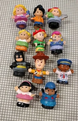 Fisher Price Little People Mixed Lot Of 11 Figures Sonja Lee Woody Toy Story  - Image 1 of 4