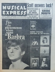 New Musical Express April 15th 1966, Alan Price, Roy Orbison, Spencer Davis - Picture 1 of 1