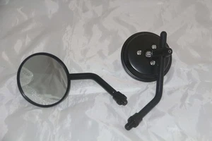 Spiegel Rückspiegel Stahl Farbe Schwarz Ø 80mm - Bild 1 von 1