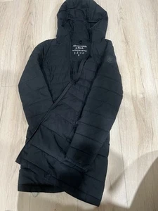 Abercrombie & Fitch Long Stretch Lightweight Puffer - Picture 1 of 3