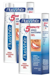 2 Packungen Plus White 5 Minuten Geschwindigkeit Gel 2oz 56g - Bild 1 von 1