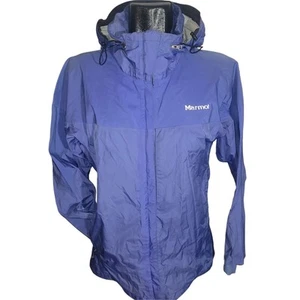 Marmot Women's Blue PreCip Rain Jacket - Picture 1 of 9