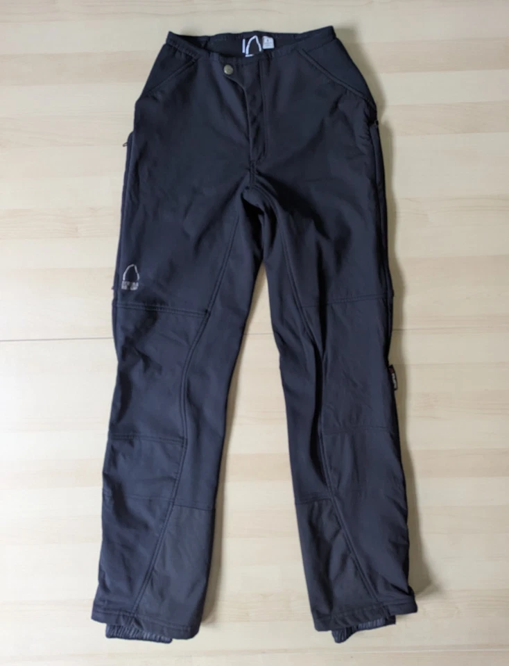 Pantalones Sierra Designs Polartex ajustados forrados de vellón para nieve negros pequeños hechos en EE. UU. Foto 1 de 4