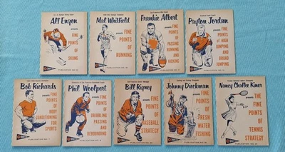 Lote 9 Folletos Vintage Años 50 Union Oil 76 Club Deportivo Tenis Béisbol Esquí ++ Foto 1 de 4