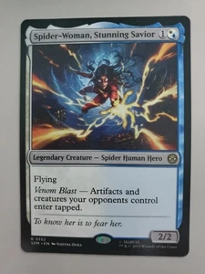 MTG Spider-Woman, Stunning Savior Marvel's Spider-Man Regular Rare - Picture 1 of 1