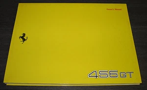 Betriebsanleitung Handbuch Ferrari 456 GT Owner´s Manual USA Stand 1995 - Bild 1 von 1