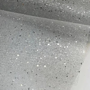 54" / 135CM Wide Sparkles Glitter Honeycomb Stiff Tulle Fabrics  UK Seller - Picture 1 of 34