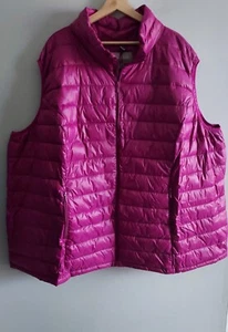Woman Within Pink Packable Puffer Vest Size 5XL 38/40 - Picture 1 of 7