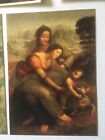 1 Kunst Postkarte, Leonardo da Vinci,Jungfrau, Kind und  St.Anna, Neu