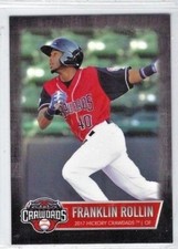 2017 Hickory Crawdads (High A-Texas Rangers) Series 2 Franklin Rollin