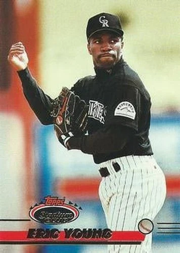 #526 Eric Young - Colorado Rockies - 1993 Stadium Club Baseball - Image 1 of 1