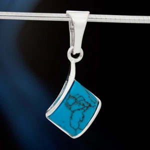 Türkis Silber 925 Anhänger Sterlingsilber Damen Schmuck A0520 - Bild 1 von 2