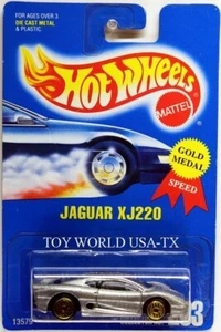 1992 Hot Wheels #203 Blue Card Jaguar XJ220 UH gold wheels - Picture 1 of 1