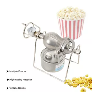 Mini macchina per popcorn a manovella cannone mais popper macchina per soffiare mais - Foto 1 di 16