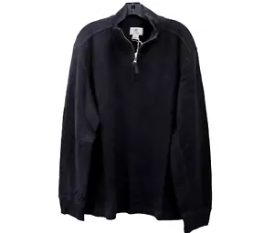 Timberland Men's Canoe River Long Sleeve Half Zip Shirt Size XL Charcoal Black - Picture 1 of 5