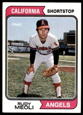1974 TOPPS RUDY MEOLI CALIFORNIA ANGELS #188 - Image 1 of 2