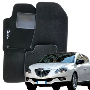 TAPPETINI TAPPETI AUTO CON LOGO COMPATIBILI CON LANCIA DELTA IN MOQUETTE - Imagen 1 de 10