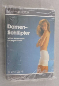 Damen Schlüpfer, Unterhose, Größe 48, Baumwolle, Kaufring, Vintage, OVP - Bild 1 von 5