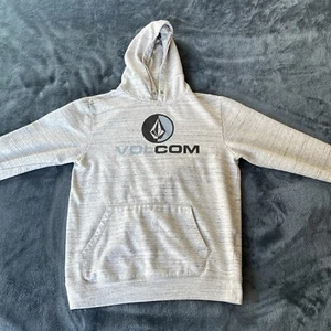 VOLCOM Herren Langarm Pullover grau Hoodie Large - Bild 1 von 11