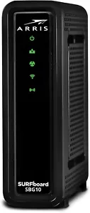 Open Box Rinnovata ARRIS SURFBOARD SBG10-RB DOCSIS 3.0 Cavo Modem Router - Foto 1 di 9