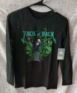 Camisa de manga larga Disney Pesadilla antes de Navidad para niños talla grande Jack Is Back - Imagen 1 de 5