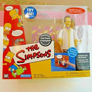 JUEGO SIMPSONS Playmates WOS, PRIMERA IGLESIA DE SPRINGFIELD CON REV. LOVEJOY NUEVO EN CAJA  - Imagen 1 de 6