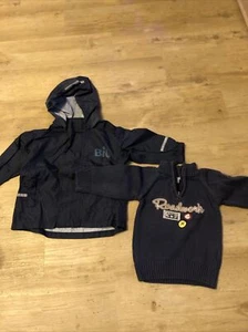 babykleidung Regenjacke/Matscha und Pullover Gr.74-80 - Bild 1 von 5