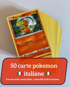 50 Carte Pokemon Ita - Senza Doppioni Originali - Con 5 Rare e Holo Brillanti - Imagen 1 de 1