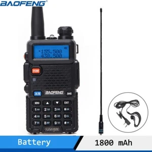 Baofeng UV-5R Portable Walkie Talkie UV5R Radio Station 5W 128CH VHF UHF Radio - Picture 1 of 6