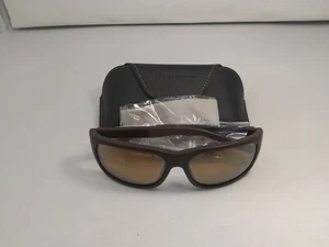 Serengeti Ettore 8688 Polarized Drivers Sunglasses Sanded Brown/Dark Brown s65 - Picture 1 of 6