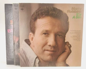Marty Robbins 3 Album It's A Sin My Woman My Woman My Wife The Bend In The River - Picture 1 of 18