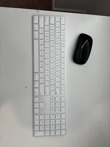 Apple Magic Wireless Keyboard with Numeric Pad and Magic Mouse - Picture 1 of 4