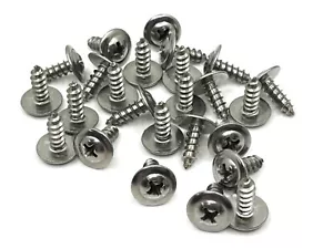 Phillips washer head screws #8 x 1/2 with 7/16" head stainless steel - 25pcs - Bild 1 von 3