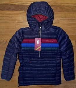 Cotopaxi Fuego Down Pullover Jacket Women’s XS Maritime Stripes Brand New NWT - Picture 1 of 3