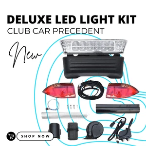 Deluxe LED Complete Light Kit for Electric Club Car Precedent Golf Carts - Imagen 1 de 6