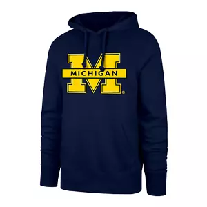Men's Michigan Wolverines Imprint Headline Team Colour Logo Pullover NCAA Hoodie - Picture 1 of 2