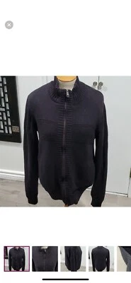 波士顿贸易商夏尔巴内衬毛衣开衫拉链男式。 M. Navy — 第 1/4 张图片