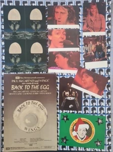 Paul McCartney Wings MPL Promo Back To The Egg Postcards Shop Display Fun Club - Picture 1 of 9