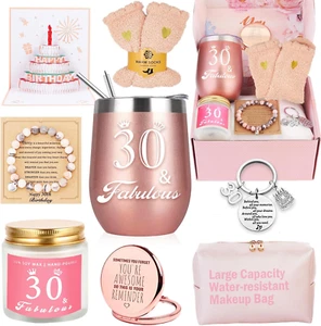 30Th Birthday Gifts for Women Happy Birthday Basket Gifts Box for Her Friends - Picture 1 of 1