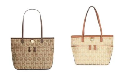 Nuevo con etiquetas Bolso de Bolsillo Michael Kors 38F5GKPT2Q Kempton Signature Moca o Camel $168 Foto 1 de 4